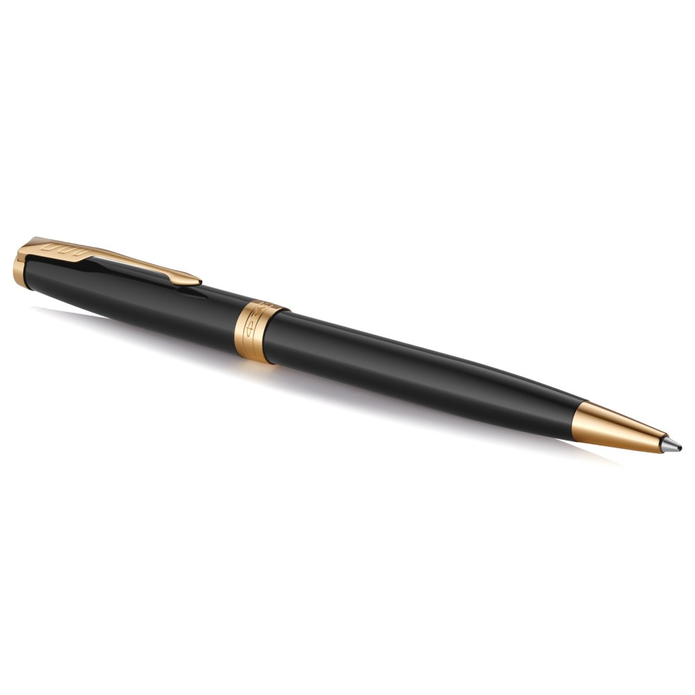 Набор Parker 2022: шариковая ручка Parker Sonnet Core K530, Black GT + чехол для ручки